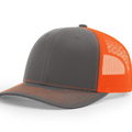 Charcoal neon orange